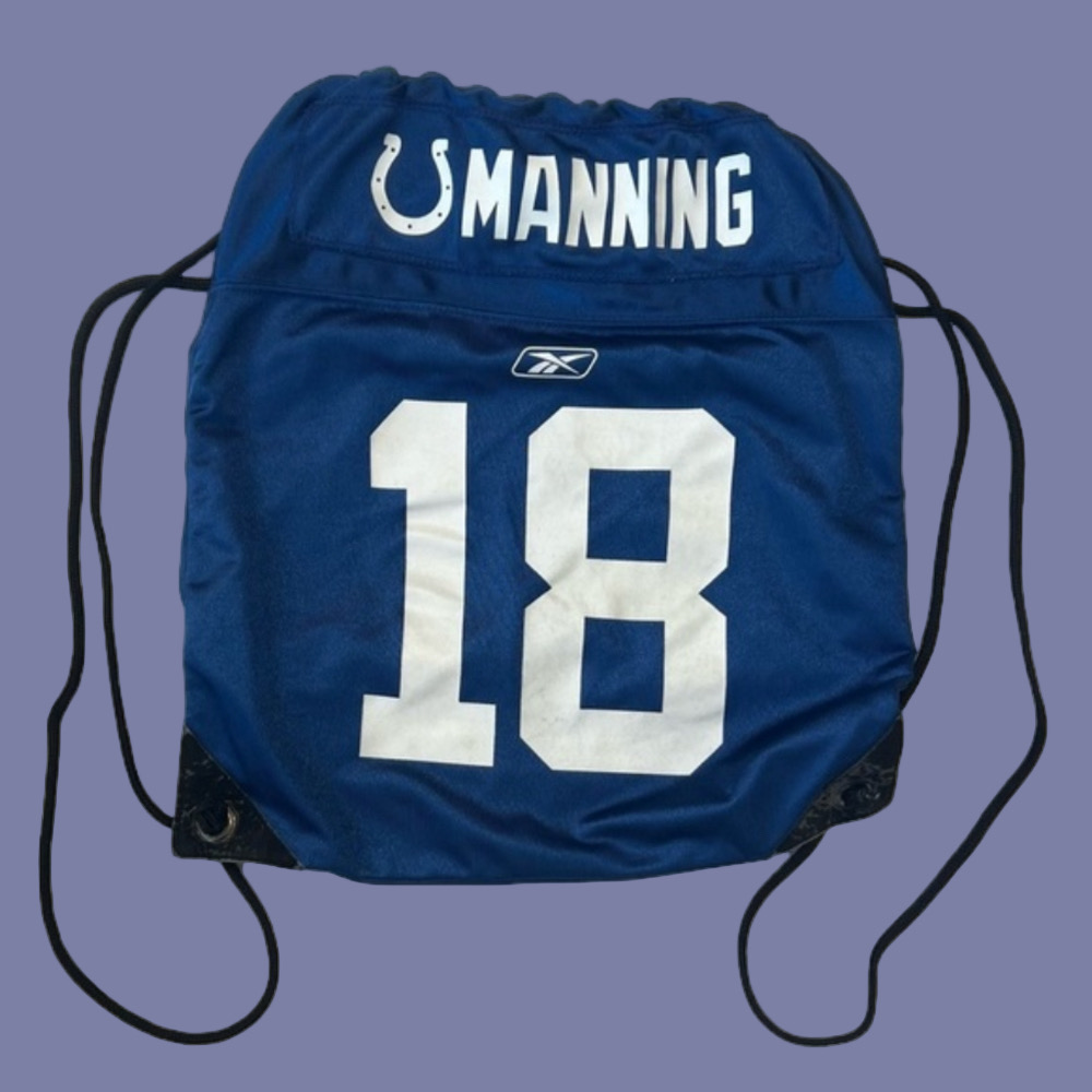 Peyton Manning Indianapolis Colts Reebok Drawstring Backpack
